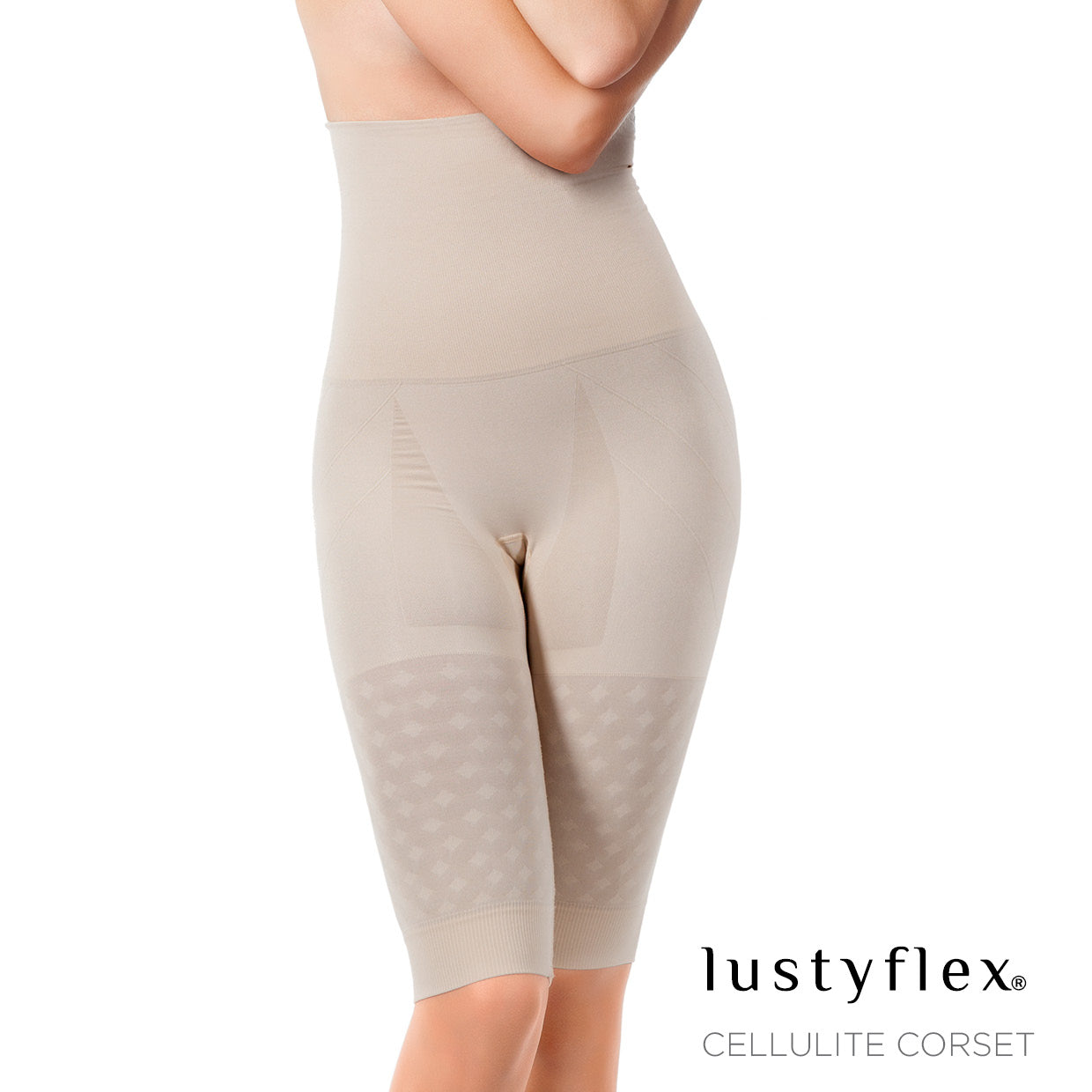 شورت طويل من Lustyflex لعلاج السيلوليت ورفع الجسم وتقويته