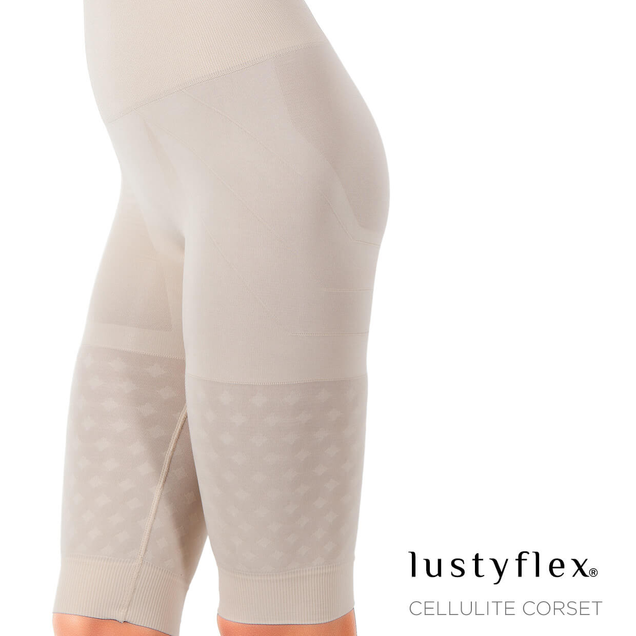 شورت طويل من Lustyflex لعلاج السيلوليت ورفع الجسم وتقويته