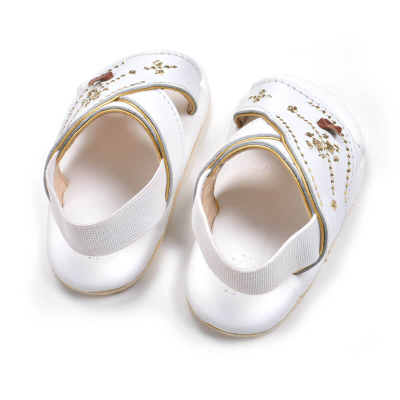 White Najdiya Al Jazeera With Rubber For Newborn (1-7-months)