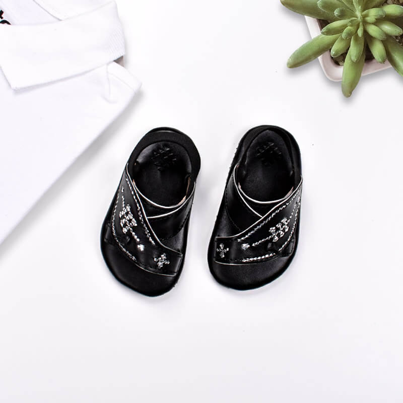 Black Najdiya Al Jazeera with Rubber for Newborn (1-7-months)