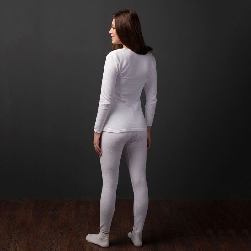 Al Jazeera White Thermal Set for Women