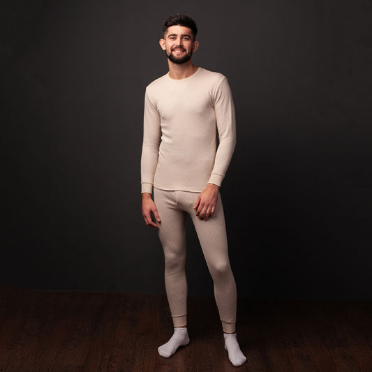 Beige Thermal Set Al Jazeera For Men