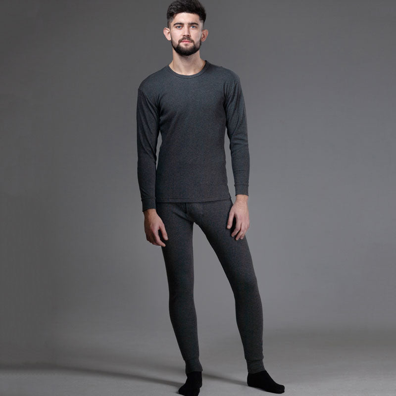 Dark Gray Cotton Set Al Jazeera For Men