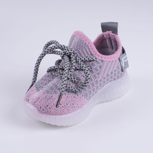 Pink Shoe With Lights For Babies