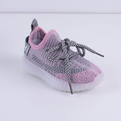 Pink Shoe With Lights For Babies