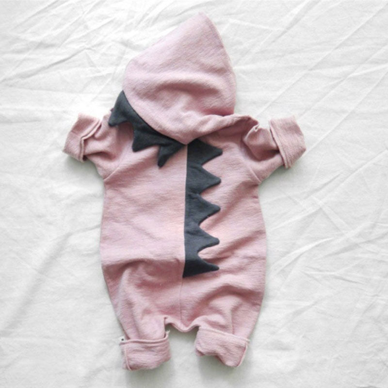 Pink Dinosaur Suit For Babies