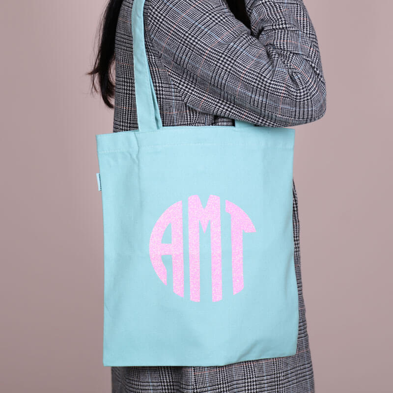 Cotton Shoulder Bag - Multi Colors (With Name Printing)