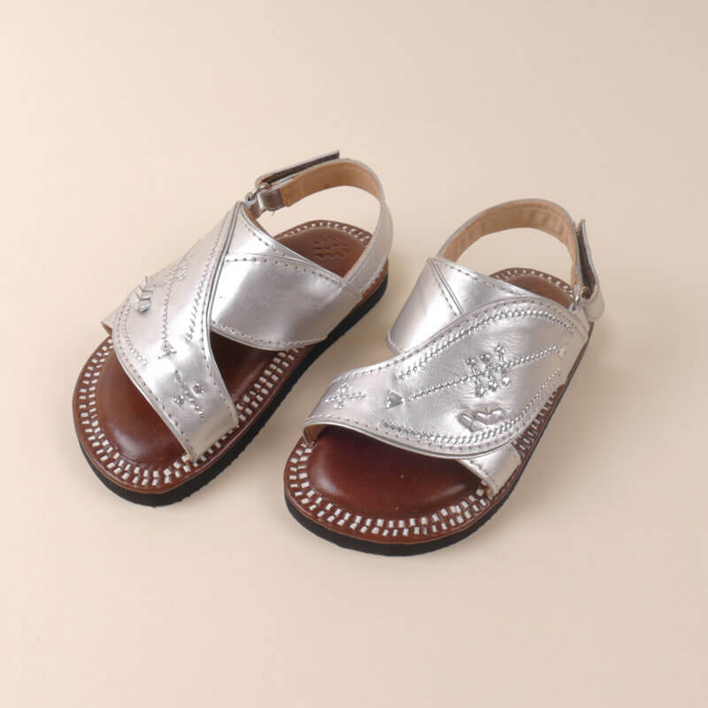 Silver Brown Najdiya For Kids