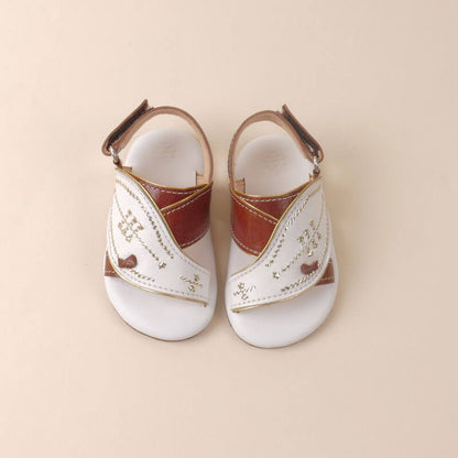 Brown And White Najdiya For Kids