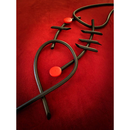 Black And Red Necklace From Lulwa Al Khattaf