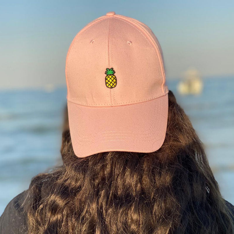 Pineapple Design Cap With Initials