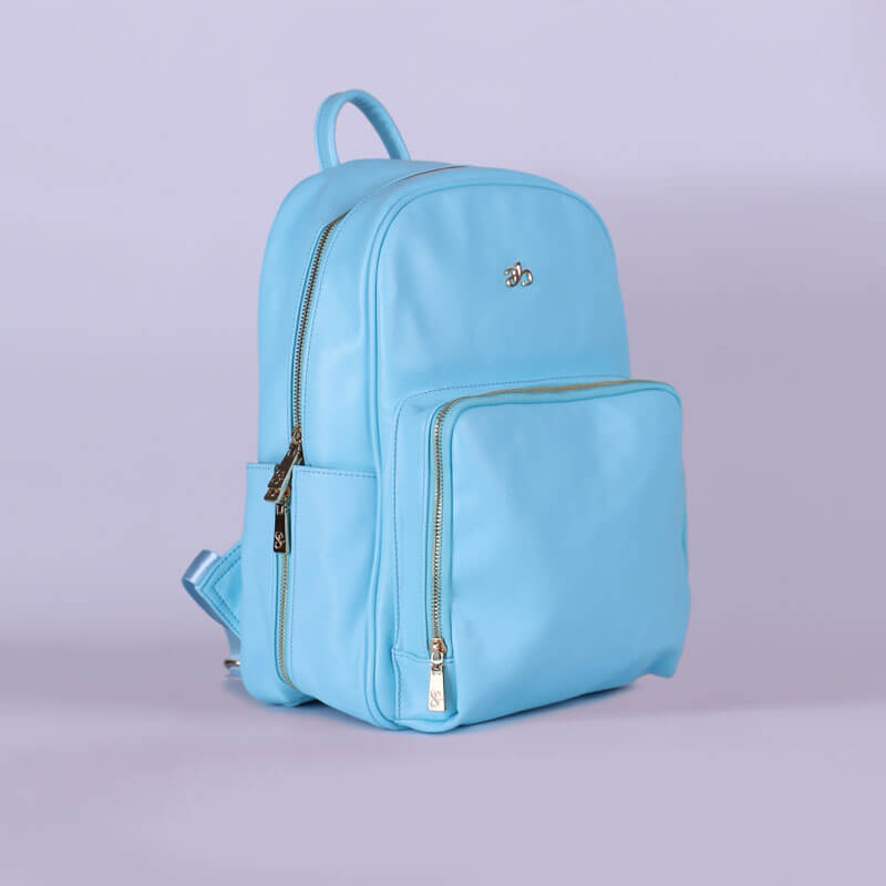 Leather Maternity Backpack With Changing Pad Travel - Multicolor (With Name Printing)