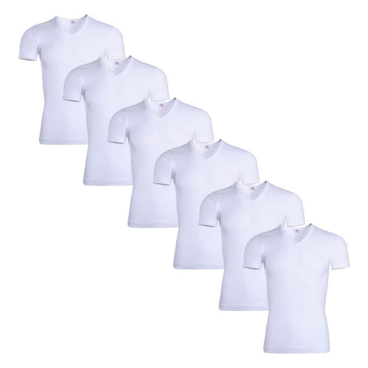 6 Pcs Al Jazeera V Neck Innerwear