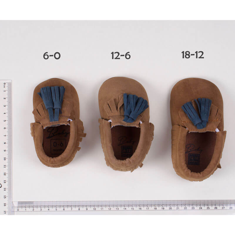 Black Soft Leather Shoes For Babies (With Name Printing Option)