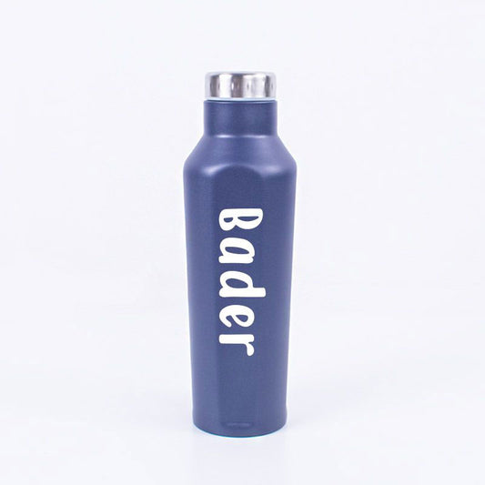 Multi Colors 500 ML Hot and Cold Beverage Conical Bottle (With Name Printing)