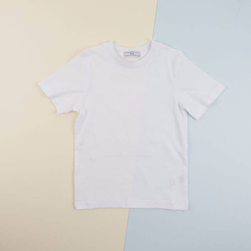 White T-Shirt Identity Design For Boys (With Name Printing)