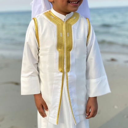 Sugar Vest Malaki Al Jazeera For Boys (With Name Embroidery)