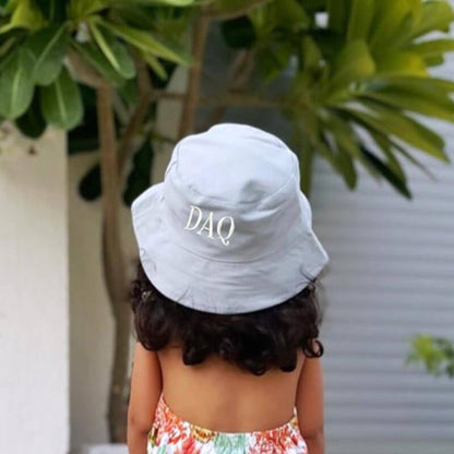 Initials Design Bucket Hat For Kids