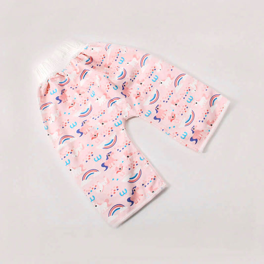 Pink Unicorn Anti-Wetting Sleeping Pants For Baby