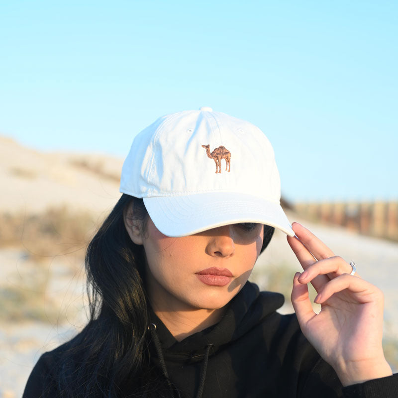 Camel Design Cap With Initials