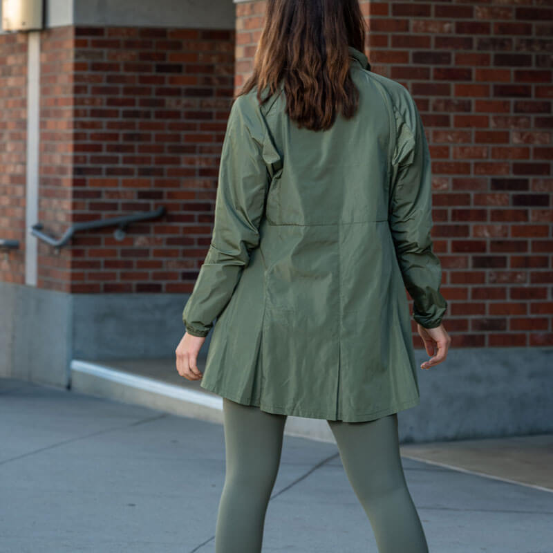 Not So Basic Olive Green Long Jacket