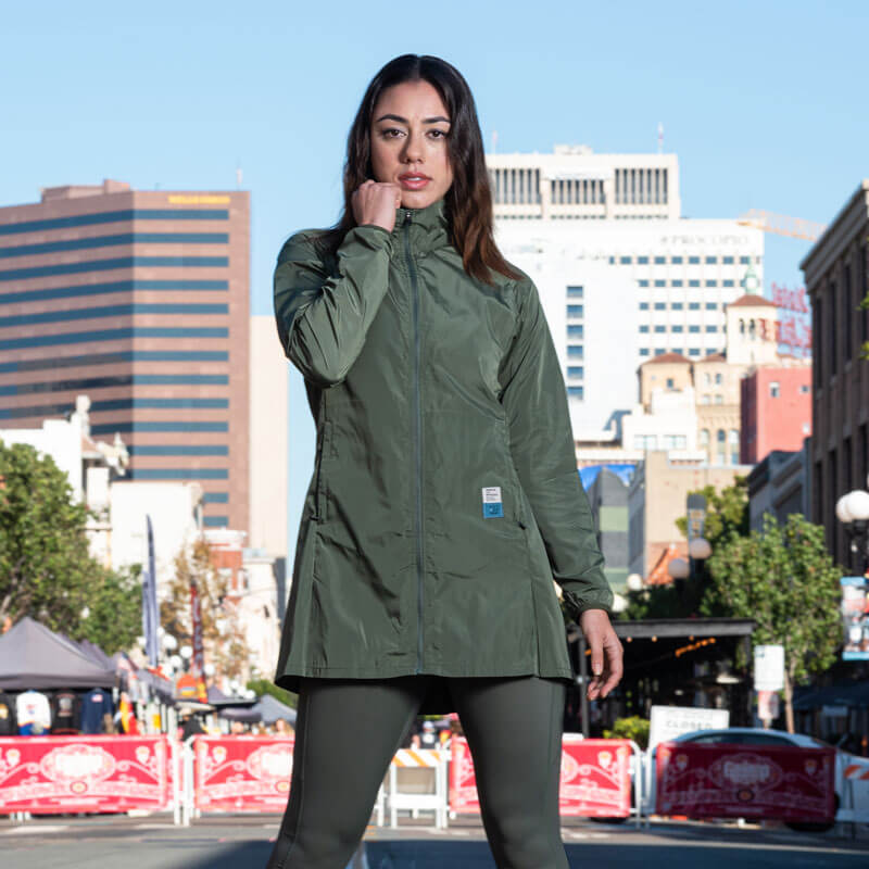 Not So Basic Olive Green Long Jacket