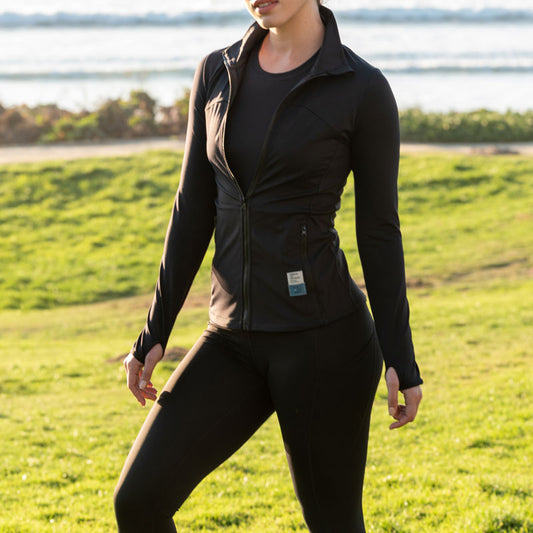 Not So Basic Black Compression Jacket