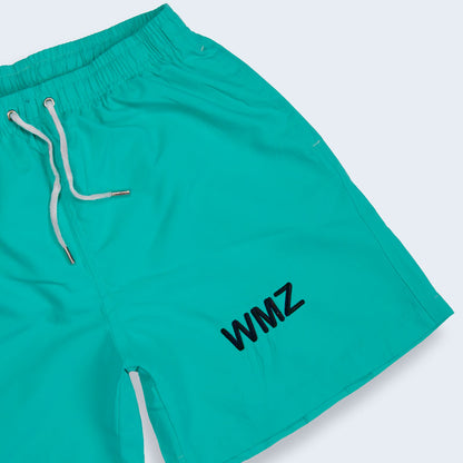 Green Swimsuit Short For Adults (With Embroidery Option)