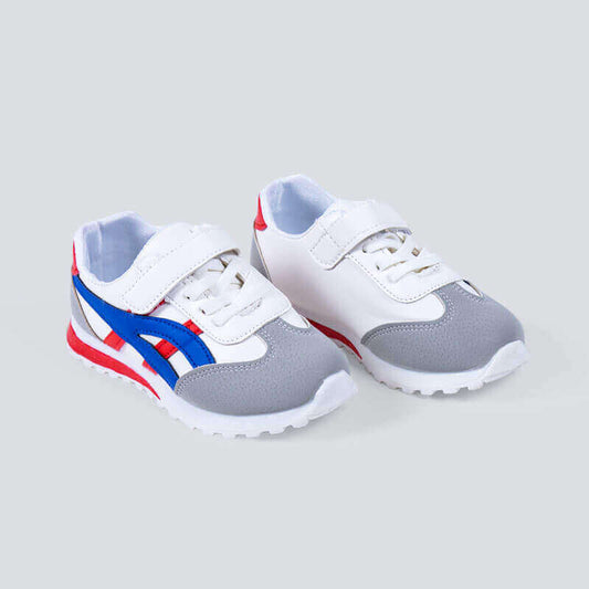 Old School Shoes For Kids - Blue/Red