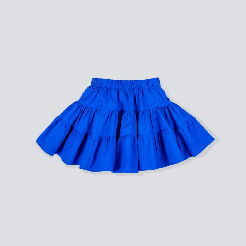 Blue Kinder Garden Fluffy Skirt For Girls