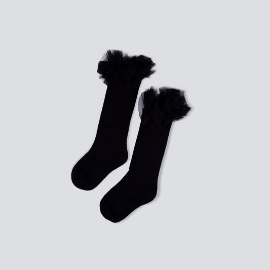 Multi-Color Mid High Socks For Girls