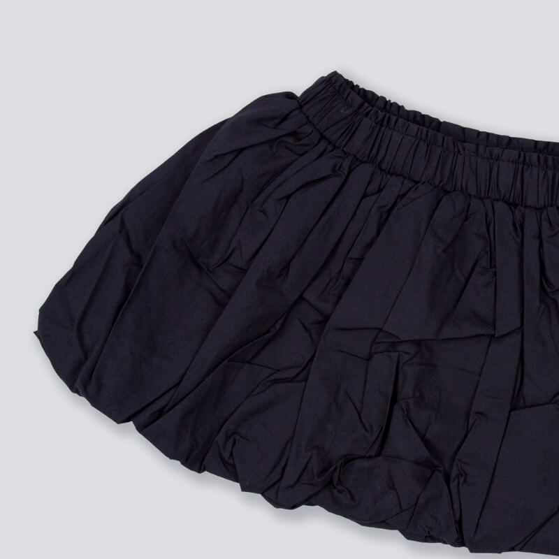 Navy Wavy Skirt For Girls