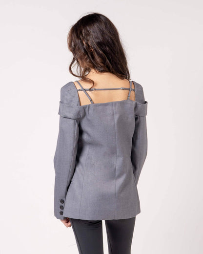 Grey Blazer For Women