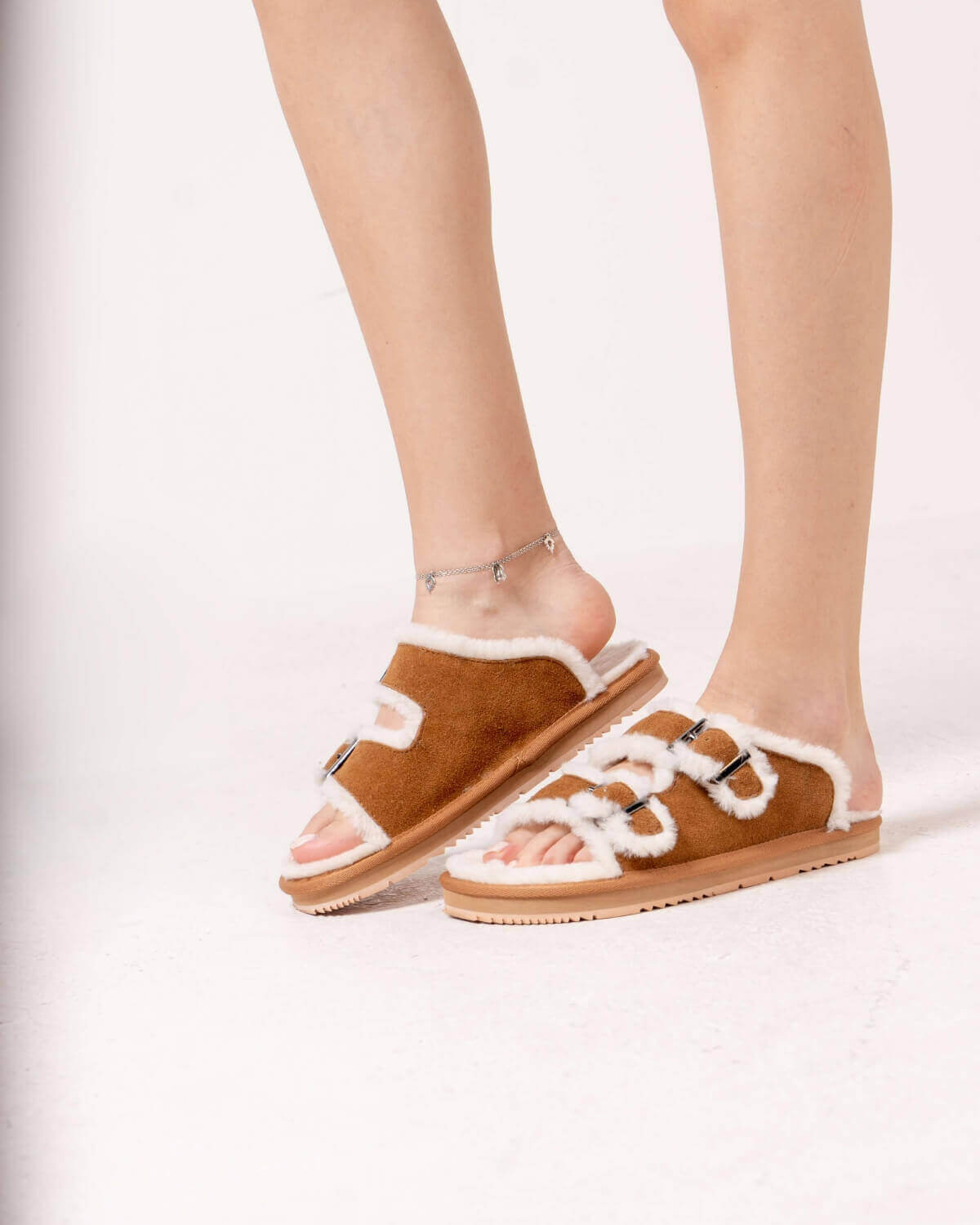 Brown Winter Slipper For Women