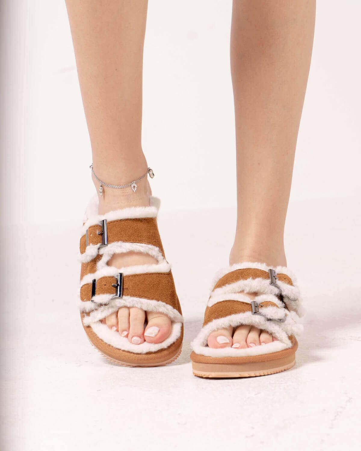 Brown Winter Slipper For Women