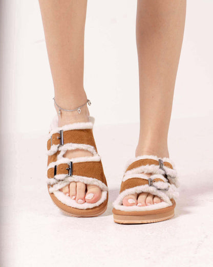 Brown Winter Slipper For Women