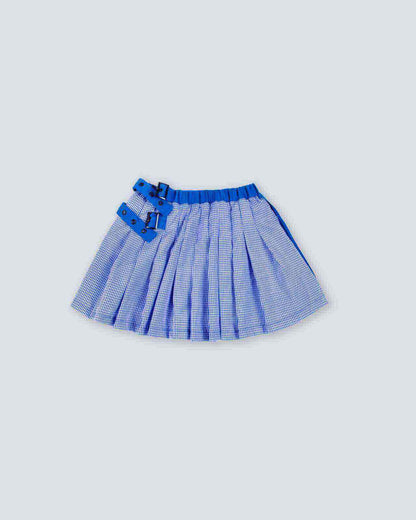 light-blue Kinder Garden Skirt Shorts For Girls