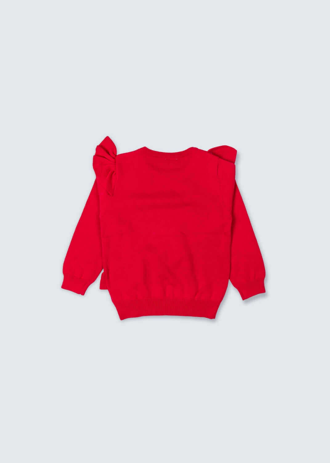 Multi-Color Semi-Cut Design Top For Girls
