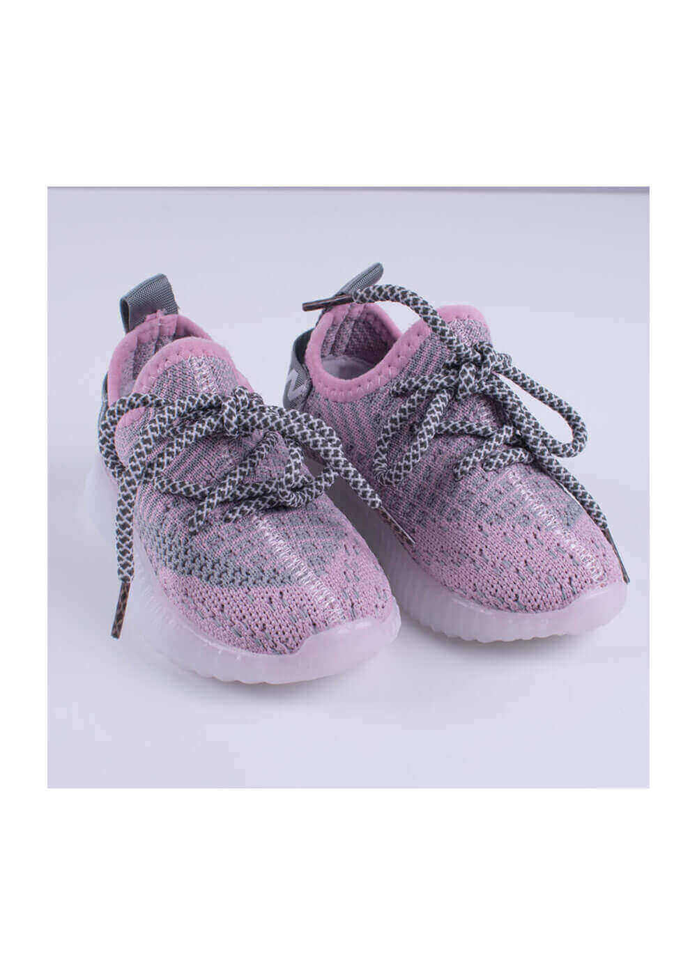 Pink Shoe With Lights For Babies