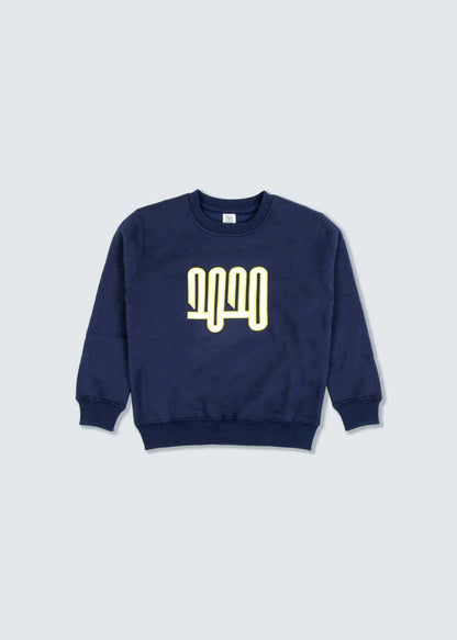 Navy Blue Pullover Top For Kids