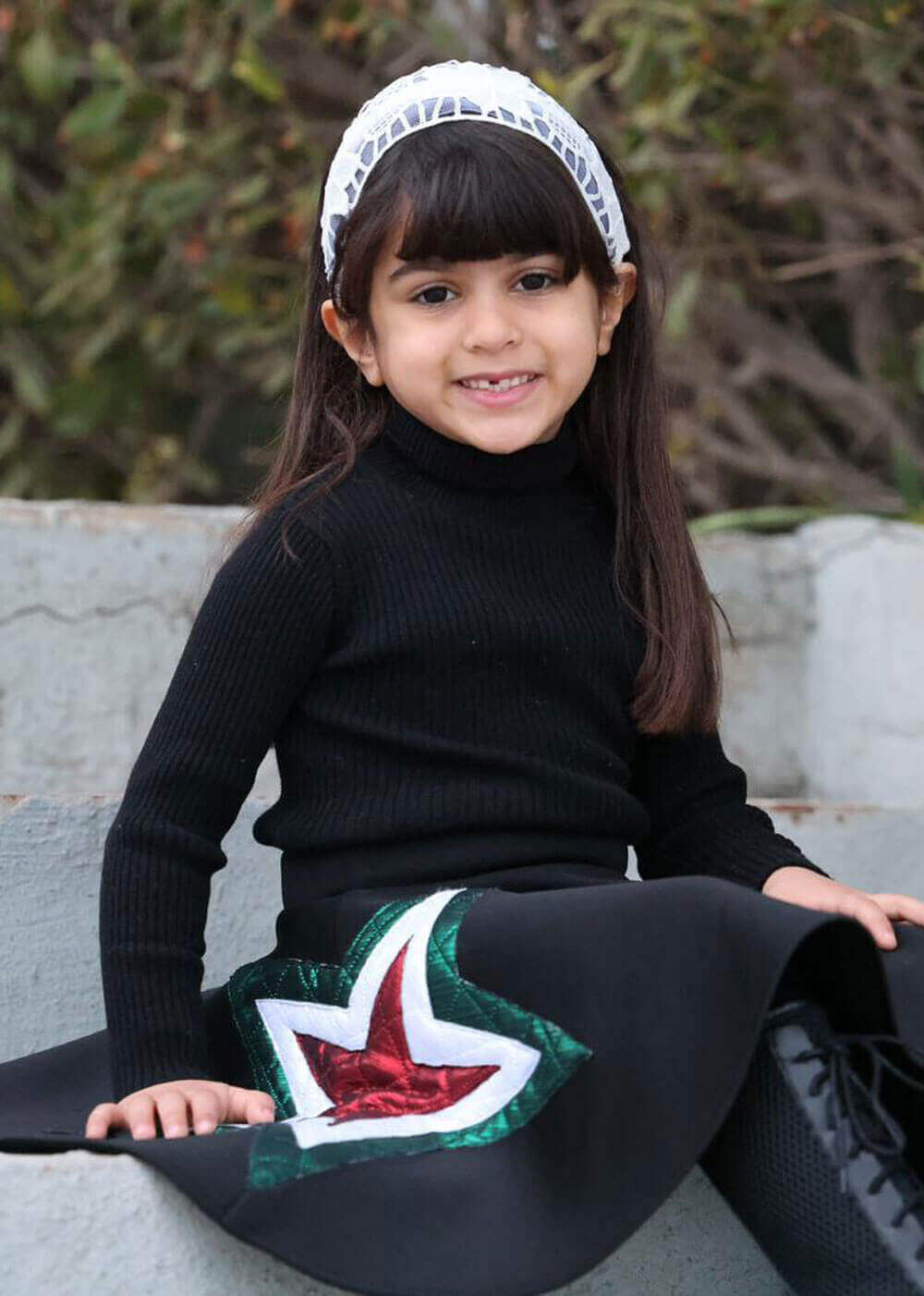 Kuwait Star National Day Skirt From Ghazel