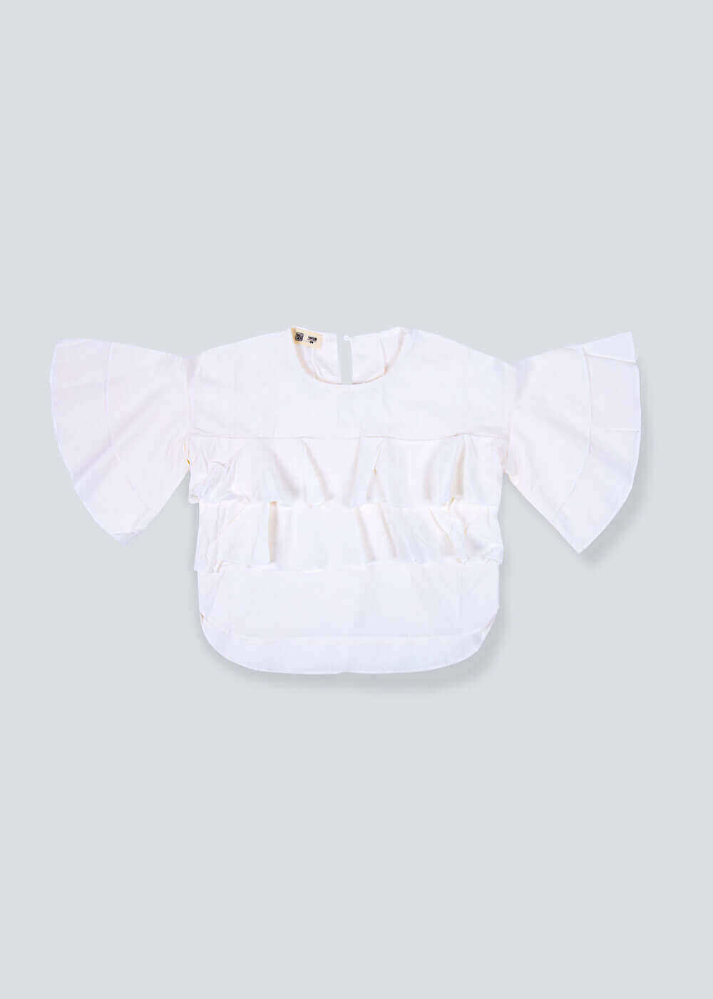 White 7155 Top For Girls