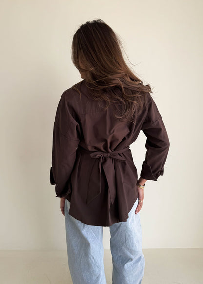 8213 Brown Shirt For Women