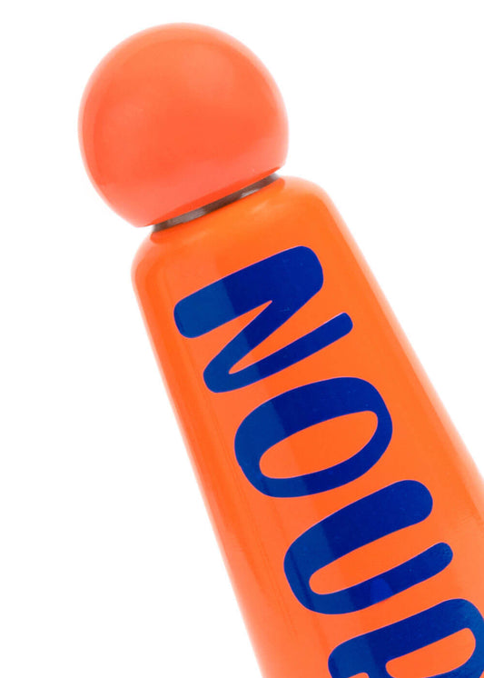 Orange Vacuum Water Bottle - 500ml (With Name Printing Option)