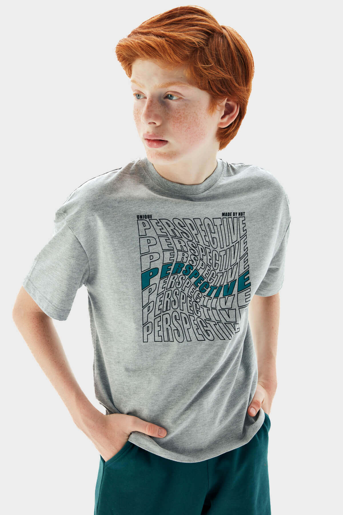 B&G Graphic Cotton T-Shirt For Boys NB3505