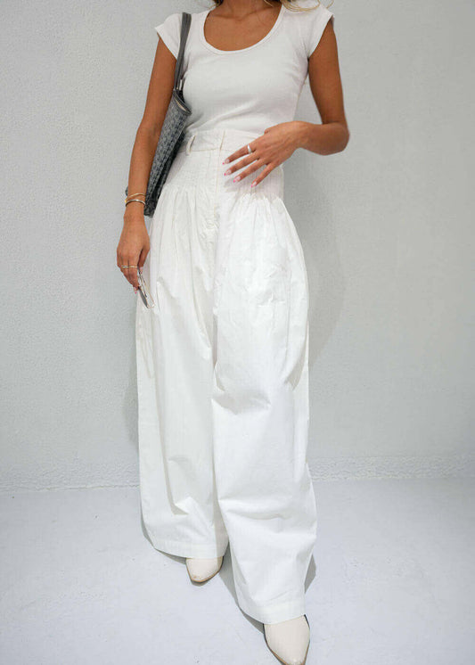 7376 White Pant For Women