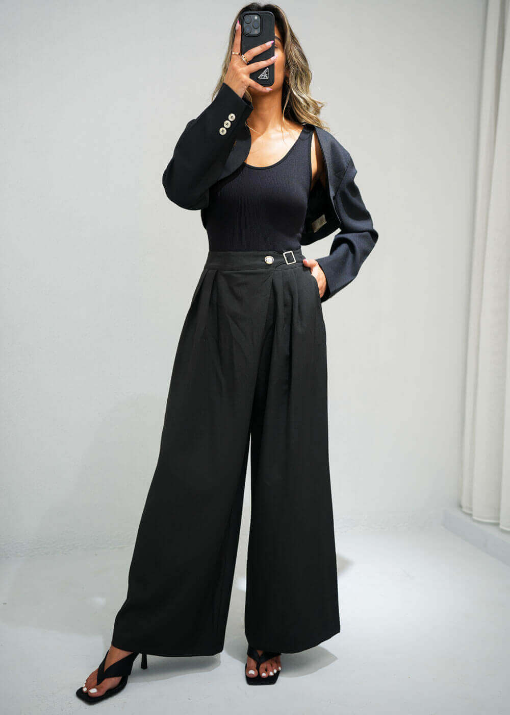 7378 Black Pant For Women