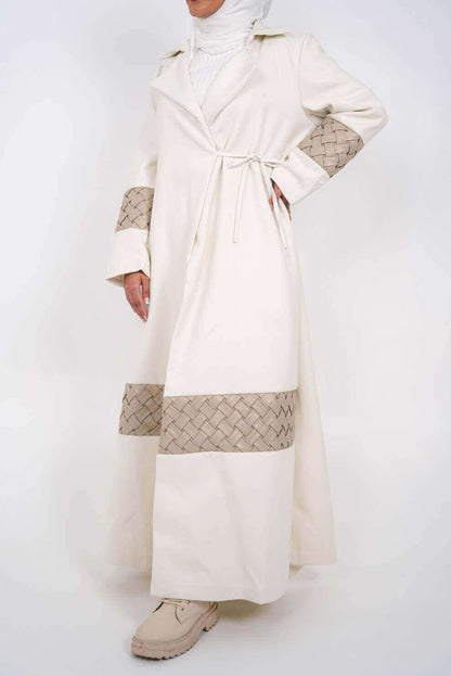 Multi-Color 7484 Furwa With Sleeve Design For Women