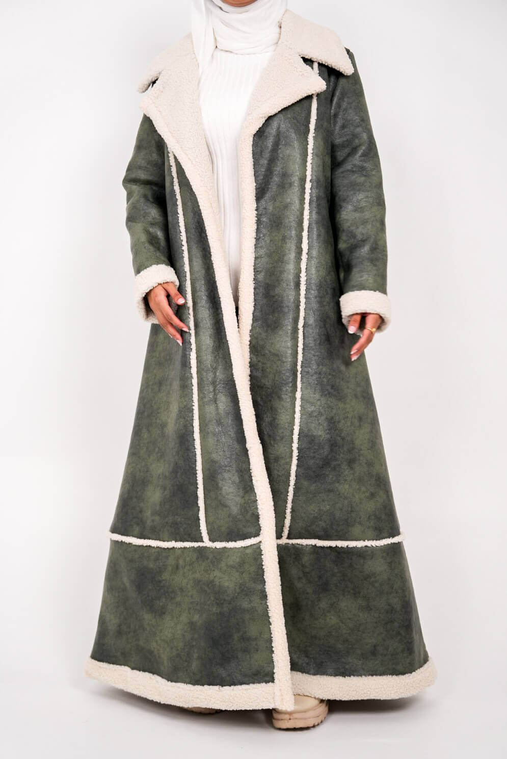 Multi-Color 7483 Furwa With Broad Collar For Women FW2023