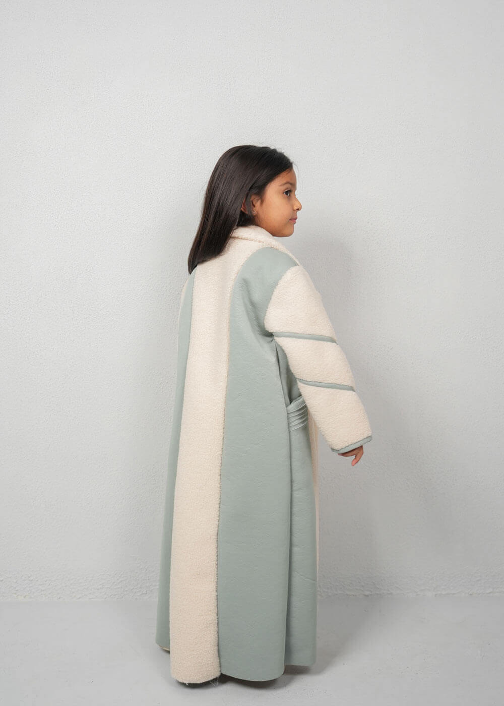 7482 light-blue Heavy Furwa With Side Pockets For Girls FW1-23